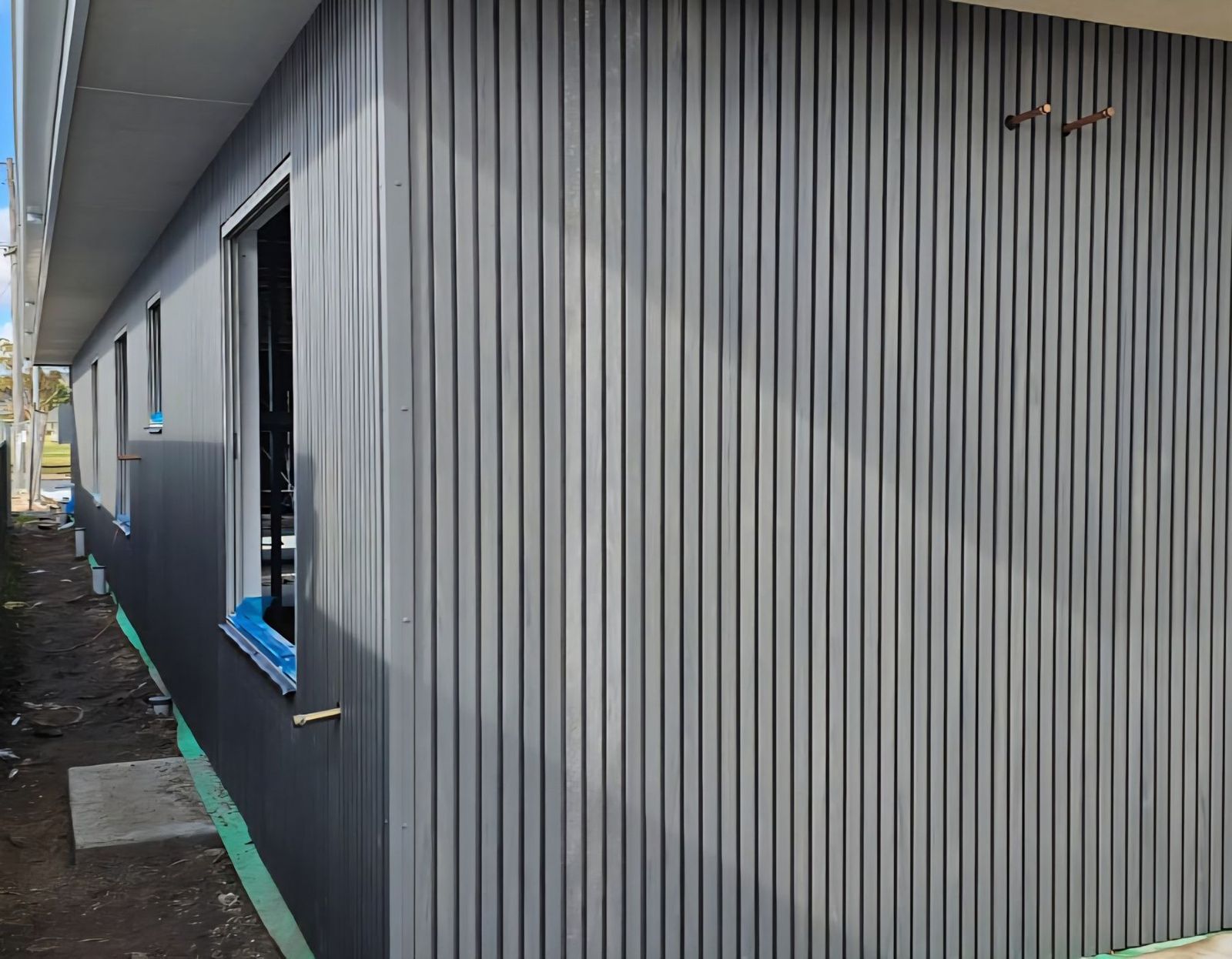 Façade en bardage Smoke Gray